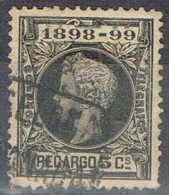 Sello 5 Cts Alfonso XIII Recargo, Carteria Tipo II, LA GRANADA (Barcelona), Num, 240 º - Usados