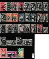 Ceylon 1938-1947 Lot Of King George VI. Issues Used O - Ceylon (...-1947)