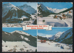 H081 - Mehrbildkarte "Wintersportplatz Baad, Kleinwalsertal", 1971 - Kleinwalsertal