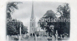 ROSS ON WYE ROSS CHURCH OLD B/W POSTCARD HEREFORDSHIRE - Herefordshire