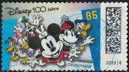 Allemagne 2023 Oblitéré Used Centenaire Dessins Animés Disney Cartoons Mickey Minnie SU - Autres & Non Classés