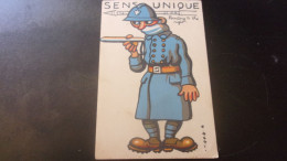 ILLUSTRATEUR MILITARIA P  REMY  SENS UNIQUE - Andere & Zonder Classificatie