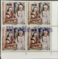 3607-VATICANO -VATICAN CITY 1990 CARITAS INTERNAZIONALIS FULL BLOCK 4 STAMPS MNH - Unused Stamps