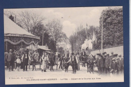 CPA [94] Val De Marne > Villeneuve Saint Georges Fête Foraine Manèges Course Aux Anes - Villeneuve Saint Georges