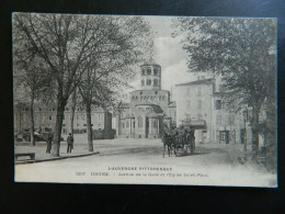 ISSOIRE                      AVENUE DE LA GARE ET L'EGLISE SAINT PAUL - Issoire