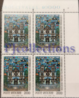 3616-VATICANO -VATICAN CITY 1990 DIOCESI PECHINO - NANCHINO FULL BLOCK 4 STAMPS MNH - Unused Stamps