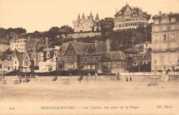 FRANCE - 14 - Trouville-sur-Mer - Les Chalets, Vue Prise De La Plage - Carte Postale Ancienne - Trouville