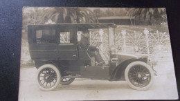 91 RARE CARTE PHOTO CHAMPROSAY AUTOMOBILE - Autres & Non Classés