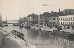 Péniches à Sète (34 - Hérault) Quai De Bose - Péniches