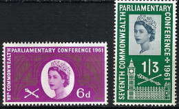 GRANDE BRETAGNE Ca.1961:  Les  ZNr. 343-344 Neufs** - Unused Stamps