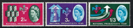 GRANDE BRETAGNE Ca.1962:  Les  ZNr. 345-347 Neufs** - Unused Stamps
