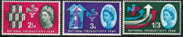 GRANDE BRETAGNE Ca.1962:  Les  ZNr. 345P-347P Neufs** - Unused Stamps