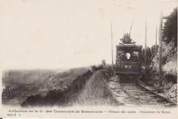 CP SEINE MARITIME - Cie DES TRAMWAYS DE BONSECOURS-PLATEAU DES AUGLES - PANORAMA DE ROUEN  - SERIE B 8 - Strassenbahnen