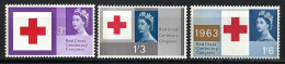 GRANDE BRETAGNE Ca.1963:  Les  ZNr. 356P-358P Neufs** - Unused Stamps