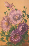 FLOWERS Vintage Postcard CPA #PKE520 - Flowers