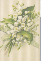 FLOWERS Vintage Postcard CPA #PKE503 - Flowers