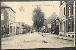 GEMBLOUX Avenue De La Gare. 1 CP Animée Postée En 1913 - Gembloux