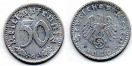 MA 22908 /  Allemagne - Deutschland - Germany 50 Reichspfennig 1940 G TB - 50 Reichspfennig