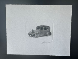 Belgique ? COB ? Epreuve D'artiste Proof 1er Jour FDC Camion Truck LKW P5 Post ? Transport - LKW