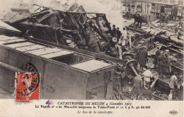 CP SEINE ET MARNE - CATASTROPHE DE MELUN4 NOVEMBRE 1913-LE LIEU DE LA CATASTROPHE - Catastrophes