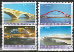 Taiwan 2010, Postfris MNH, Bridges - Ungebraucht