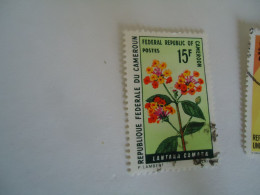 CAMEROON USED STAMPS  FLOWERS - Cameroun (1960-...)