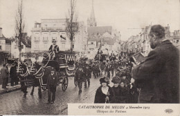 CP SEINE ET MARNE - CATASTROPHE DE MELUN4 NOVEMBRE 1913- OBSEQUES DES VICTIMES - Catastrophes