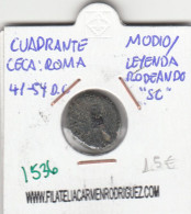 CRE1536 MONEDA ROMANA CUADRANTE VER DESCRIPCION EN FOTO - Other & Unclassified