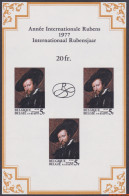 België 1978 - Mi:BL 46, Yv:BL 52, OBP:BL 52, Block - □ - Pieter Paul Rubens - 1961-1980