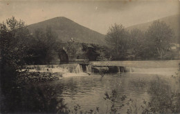 St Pée Sur Nivelle * Carte Photo 1928 * Un Coin Du Village Et Le Vieux Pont - Andere & Zonder Classificatie