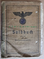 Soldbuch Luftwaffe Fliegerhorst Aibling Zugbegleiter Innsbruck Frontleitstelle Messina Orden 1940-1945 Voll - Dokumente
