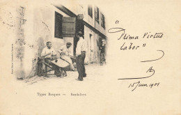 Types Basques * 1901 * Sandaliers * Métier Ancien - Andere & Zonder Classificatie