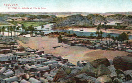 Assouan - Le Village De Mahatta Et L'ile De Sehel - égypte Egypt - Aswan