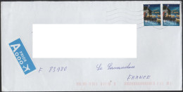 BELGIO - BELGIE - BELGIQUE - 2013 - 2 X 1 Inland End-of-year International (Bottom Imperforate) - Viaggiata Da Bois De V - Lettres & Documents