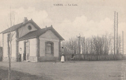 CPA 77 VAIRES LA GARE EXTERIEUR - Vaires Sur Marne