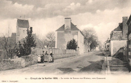 Sceaux Sur Huisne - Circuit De La Sarthe 1906 -  Route , Sortie De La Ville Vers Connerré - Other & Unclassified