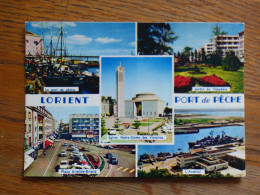 LORIENT  (56) PORT DE PECHE + PLACE ARISTIDE BRIAND + L'ARSENAL - Lorient