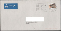 BELGIO - BELGIE - BELGIQUE - 2001 - 21F Fieldfare (Turdus Pilaris) (Bird) - Viaggiata Da Wavre Per Le Lavandou, France - Briefe U. Dokumente