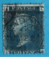 Great Britain 1869 2 D Large Crown Watermark, Thin Line, Perf 14  Cancelled 2305.2905 - Used Stamps