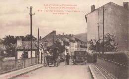 Bourg Madame * Route Et Pont Frontière , Vue D'espagne * Attelage Automobile Villageois - Otros & Sin Clasificación