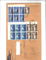 GRECIA  1958 - Raccomandata  Con Unificato656-658-625  Per Italy - Covers & Documents
