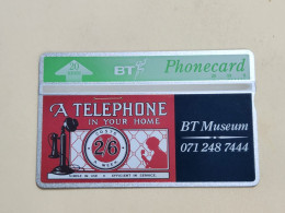 United Kingdom-(BTC072)MUSEUM-phone Home-(20units)-(647)-(302E38027)price Cataloge6.00£-mint+1card Prepiad Free - BT Emissioni Pubblicitarie