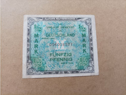 Billete De Alemania De 1/2 Mark Año 1944 - Da Identificre