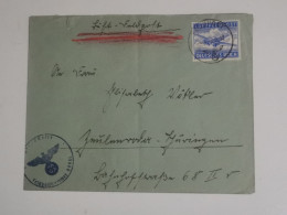LuftFeldpost WW2, Oblitéré 1942 - Storia Postale
