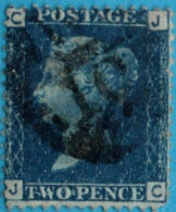 Great Britain 1869 2 D Large Crown Watermark, Thin Line, Perf 14 Plate 14 Cancelled 2305.2907 - Used Stamps