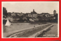 DBA-40  Morat Murten. Lac, Voilier.  Cachet Militaire.  - Morat