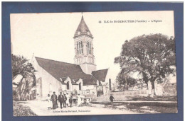 CPA 85 Ile De Noirmoutier CPA L'eglise (animee) Edition Martin-Bertrand Noirmoutier - Noirmoutier