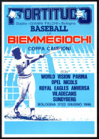 Delcampe - ITALIA BOLOGNA 1986 - COPPA DEI CAMPIONI DI BASEBALL CARTOLINA UFFICIALE - A - Baseball