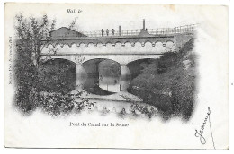 CPA Hal, Pont Du Canal Sur La Senne - Halle