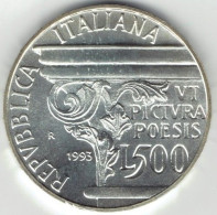 REPUBBLICA  1993  ORAZIO  Lire 500 AG - Commemorative